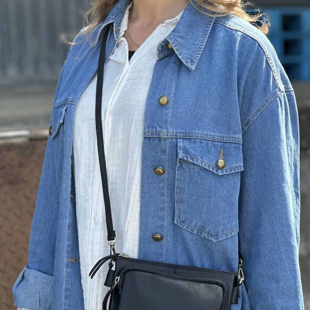 Denim jakke melissa str s-xl