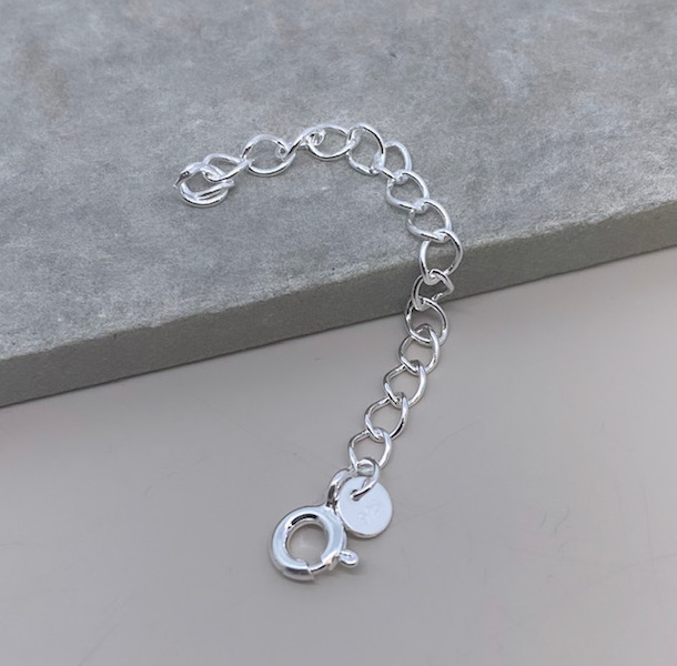 Kæde forlænger 6 cm sterling sølv