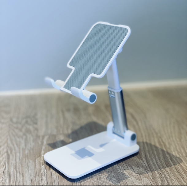 Bordstander telefon & tablet  - fleksibel & sammenklappelig